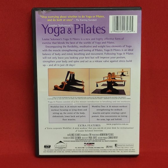 Louise Solomons Yoga & Pilates DVD - Picture 2 of 11